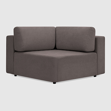 Угловая секция Позитано Тёмно-бежевый шенилл Lounge