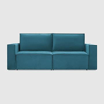 Комо Лайт Лазурный микровелюр Velutto