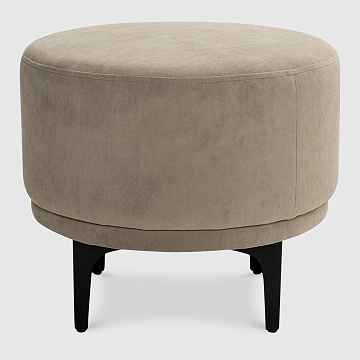 Пуф Керид Бежевый микровелюр Velutto