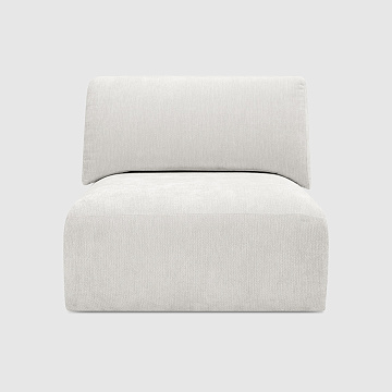 Секция Равелло Шенилл Umbra белого цвета