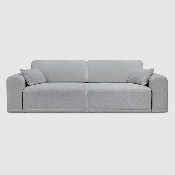 Лиммат Светло-серый микровелюр Bianco