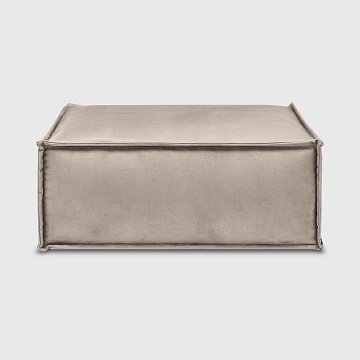 Пуф Милан темно-бежевый искусственный нубук Balance